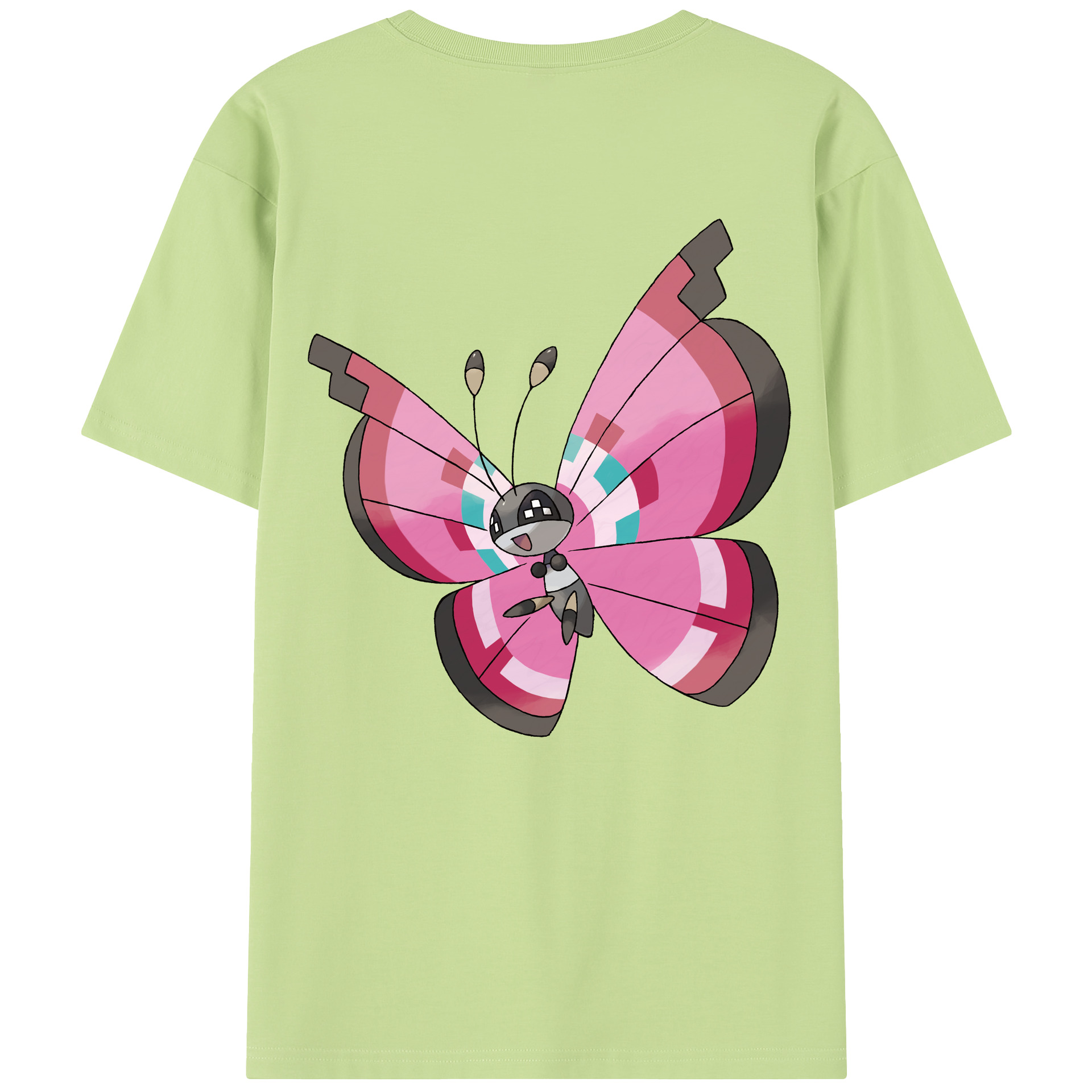 （画像用） ポケットモンスター Pokémon 綿100％半袖Tシャツ（背面プリント）